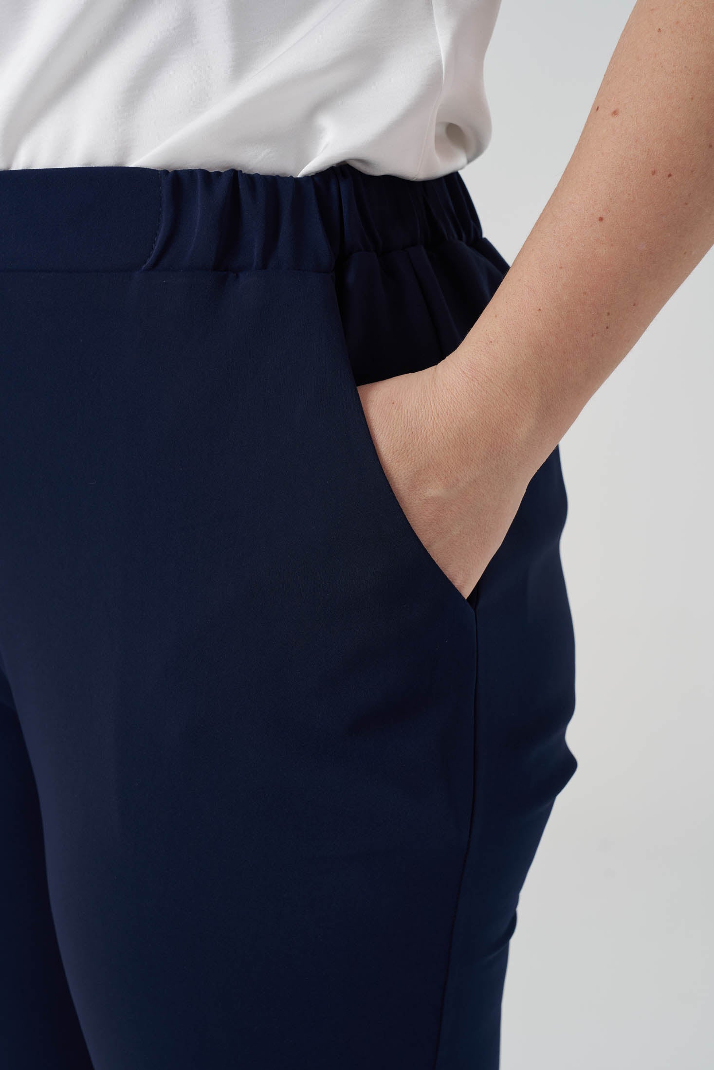 Zincir Aksesuarlı  Pantolon Lacivert