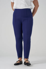 Paça Detaylı Pantolon Açık Lacivert