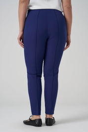 Paça Detaylı Pantolon Açık Lacivert