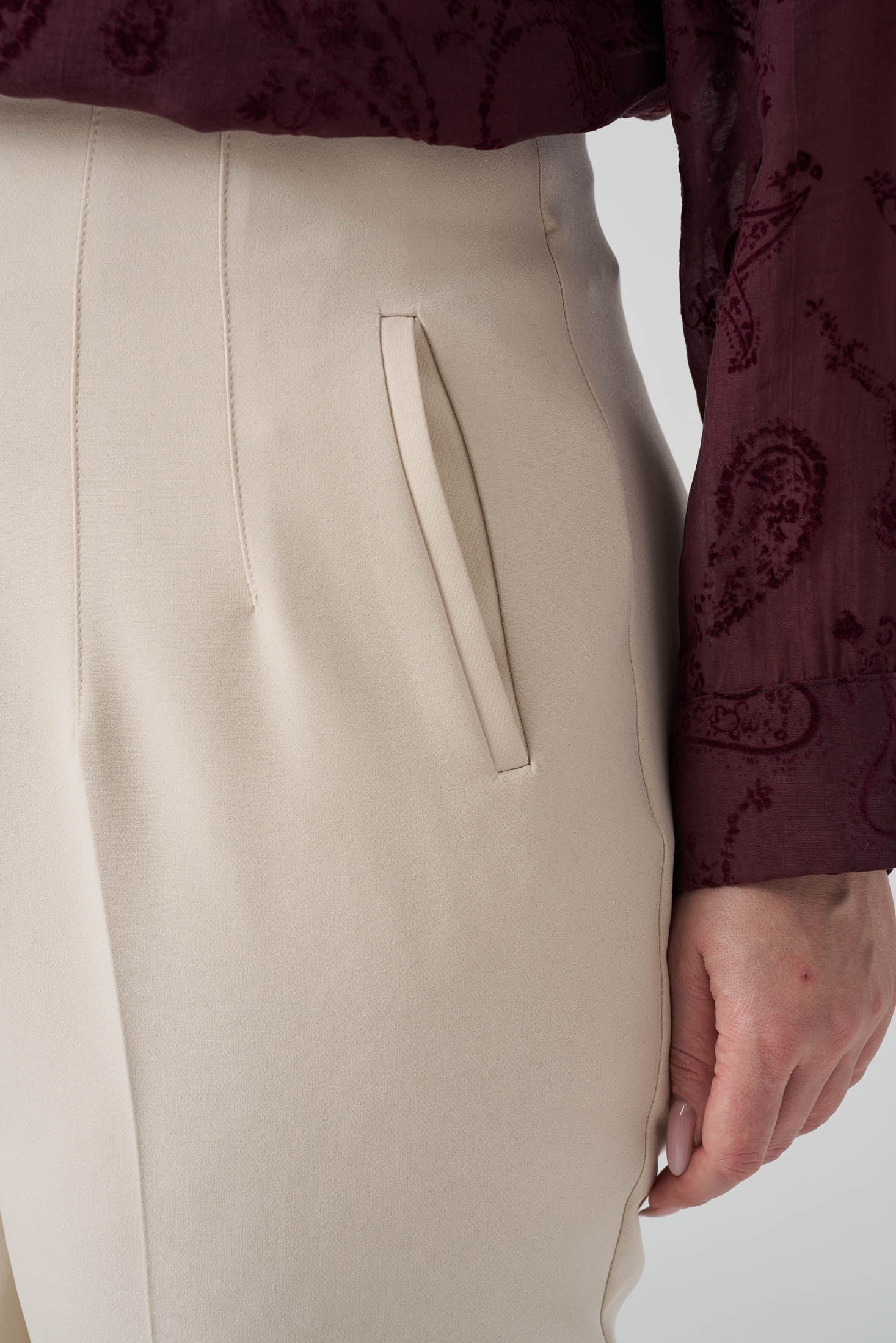 Pensli Havuç Pantolon Bej