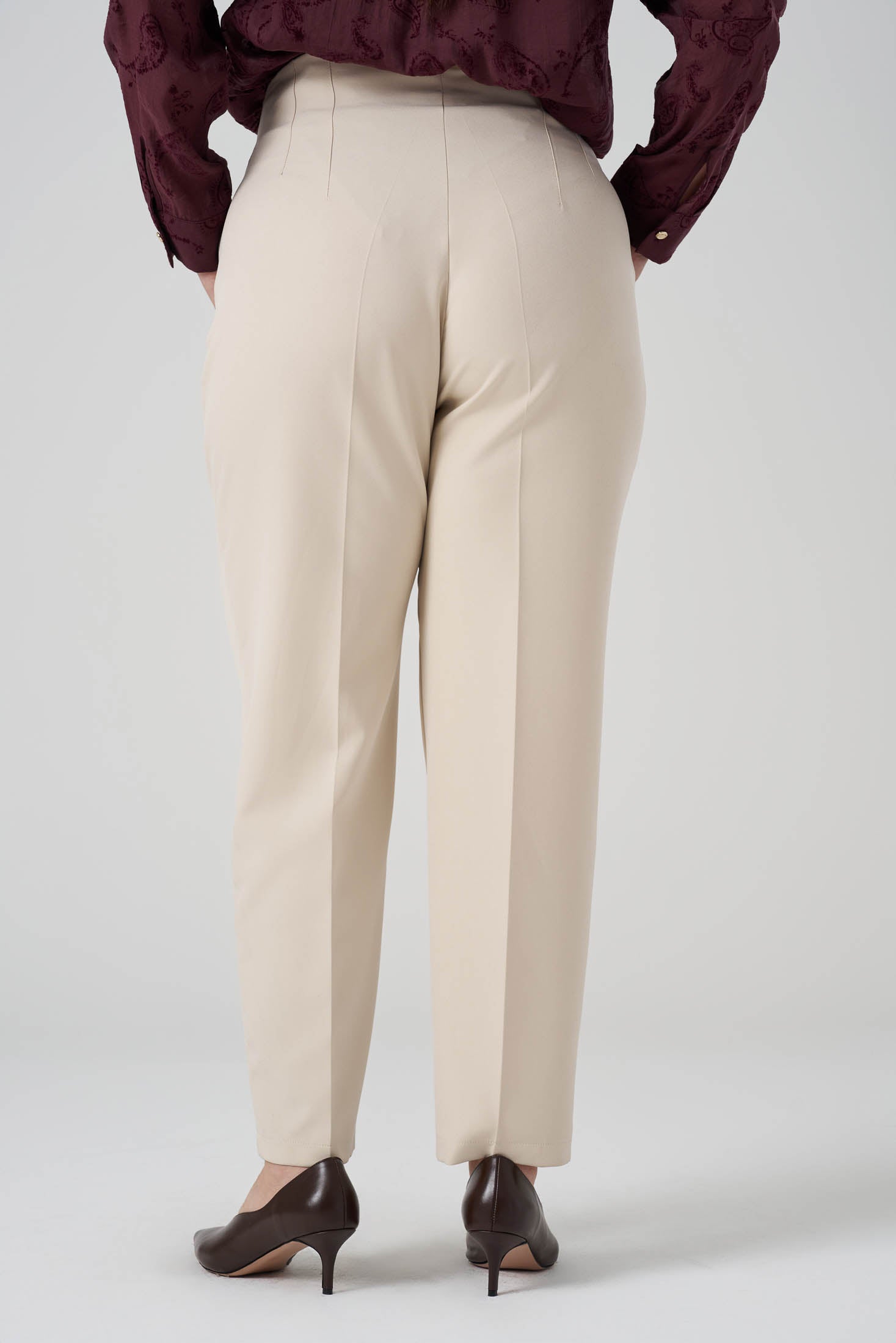 Pensli Havuç Pantolon Bej