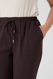 Beli Lastikli Jogger Pantolon Kahve