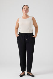 Beli Lastikli Jogger Pantolon Siyah