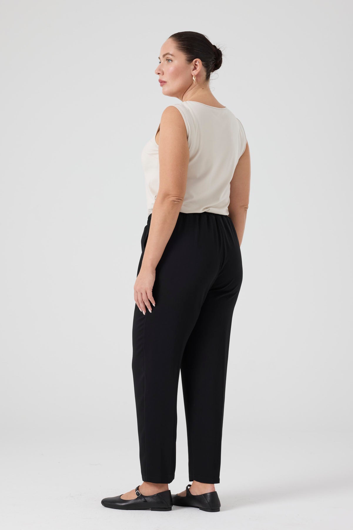 Beli Lastikli Jogger Pantolon Siyah