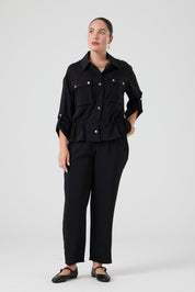 Beli Lastikli Jogger Pantolon Siyah