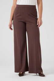 Pensli Örme Pantolon Kahve