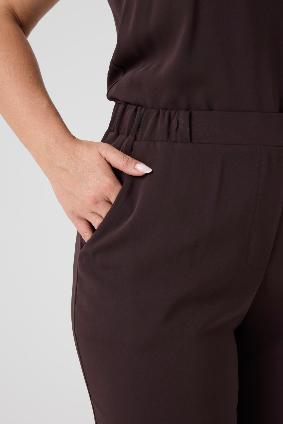 Ceket Pantolon Üçlü Takım Kahve