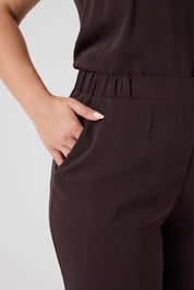 Ceket Pantolon Üçlü Takım Kahve