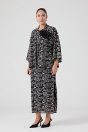 Yakma Saten İkili takım Bej