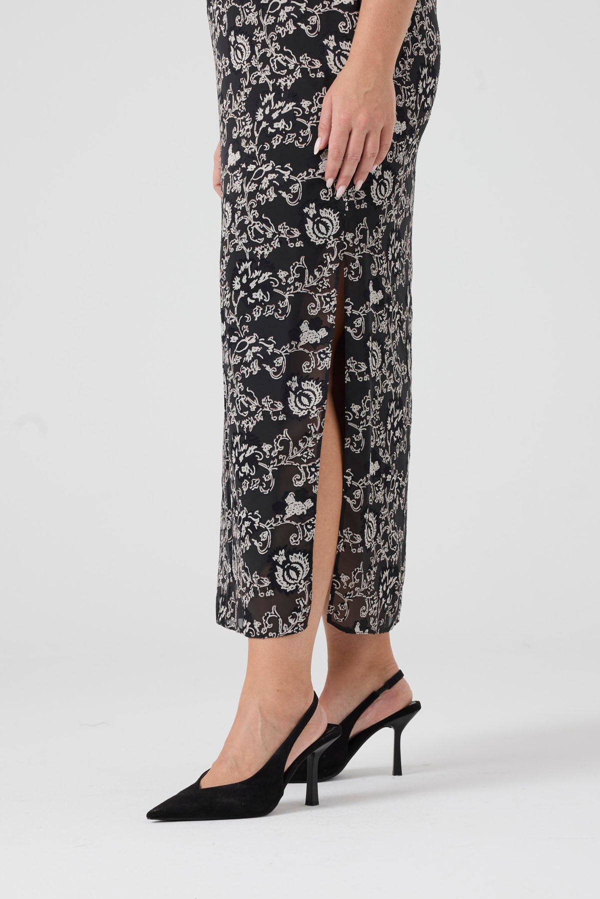 Yakma Saten İkili takım Bej