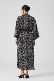 Yakma Saten İkili takım Bej