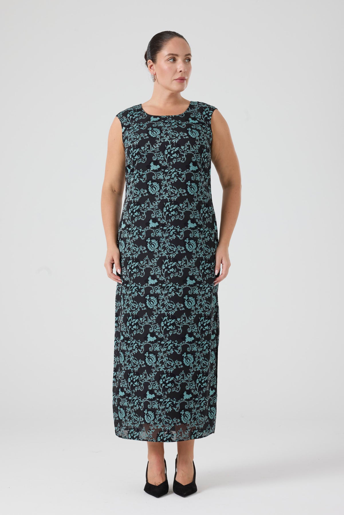 Yakma Saten İkili Takım Yeşil