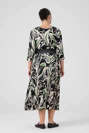 Eteği Piliseli Floş Viskon Takım Siyah