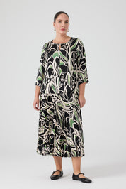 Eteği Piliseli Floş Viskon Takım Siyah