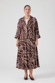 Desenli Üçlü Takım Kahve