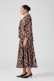 Desenli Üçlü Takım Kahve