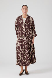 Desenli Üçlü Takım Kahve