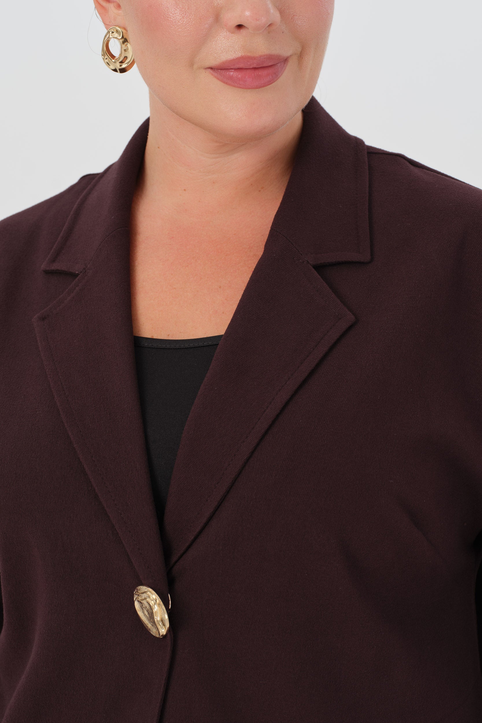 Gabardin İkili Takım Mürdüm