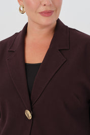 Gabardin İkili Takım Mürdüm