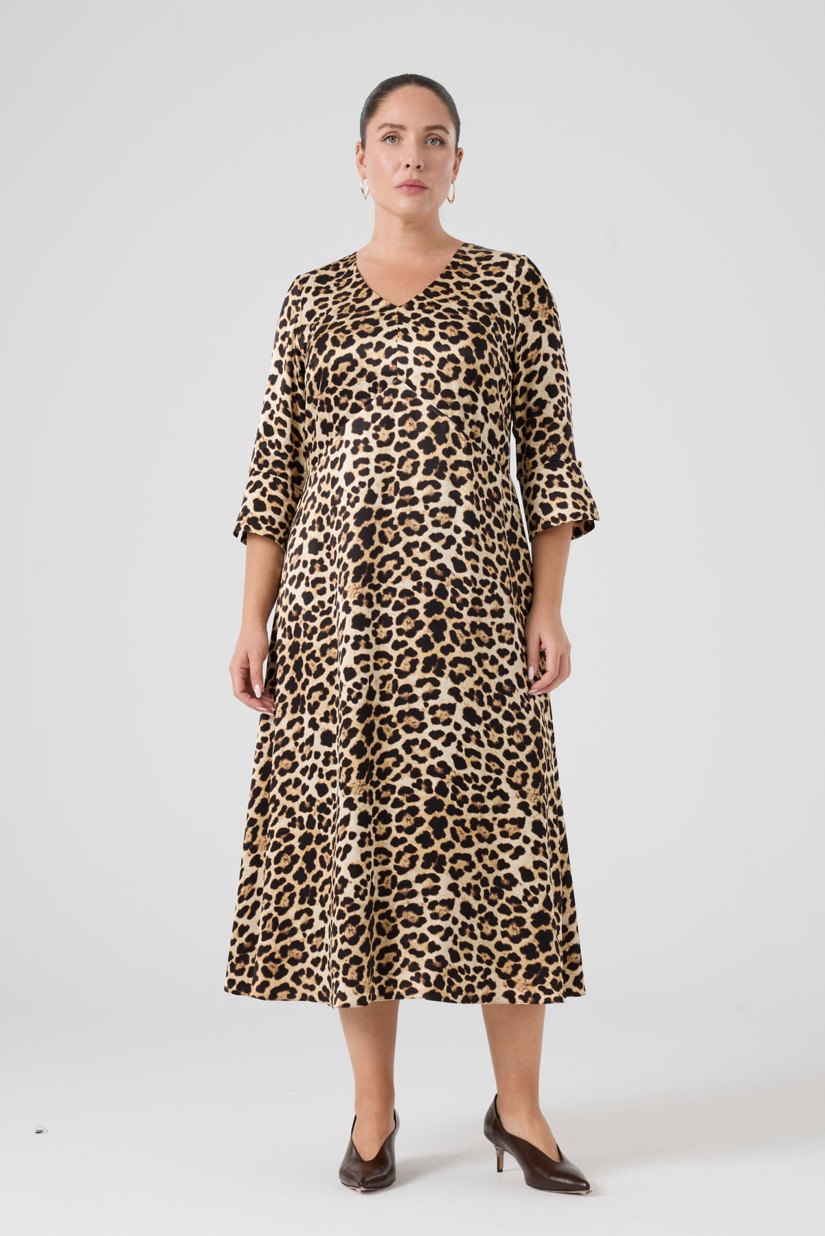 Leopar Maxi Boy Elbise