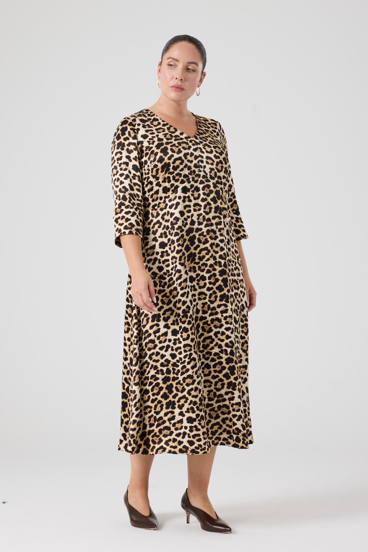 Leopar Maxi Boy Elbise