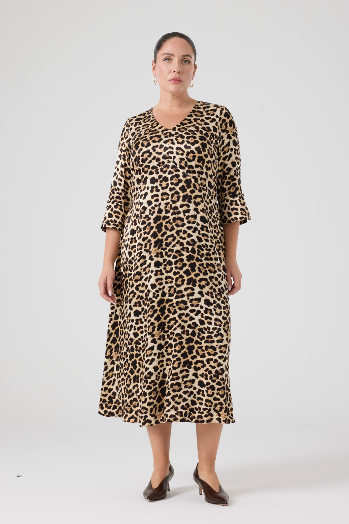 Leopar Maxi Boy Elbise