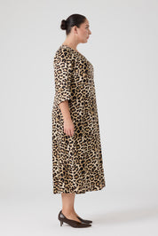 Leopar Maxi Boy Elbise