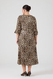Leopar Maxi Boy Elbise