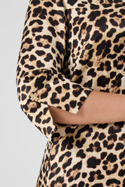 Leopar Maxi Boy Elbise
