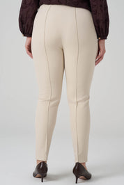 Paça Detaylı Pantolon Bej