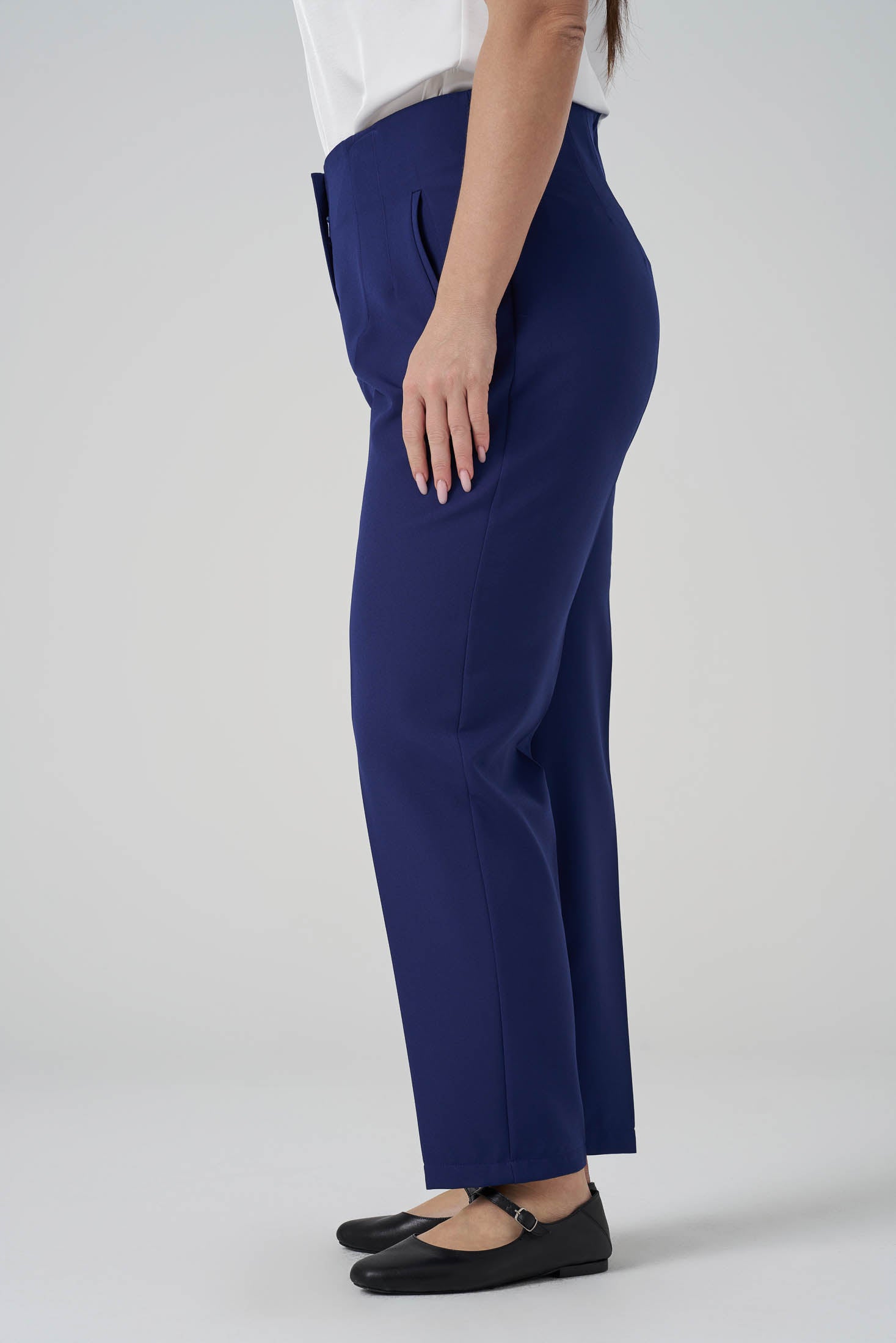 Pensli Havuç Pantolon Açık Lacivert