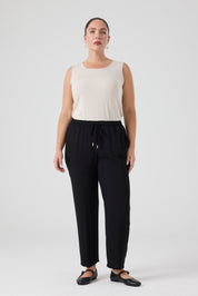 Beli Lastikli Jogger Pantolon Siyah